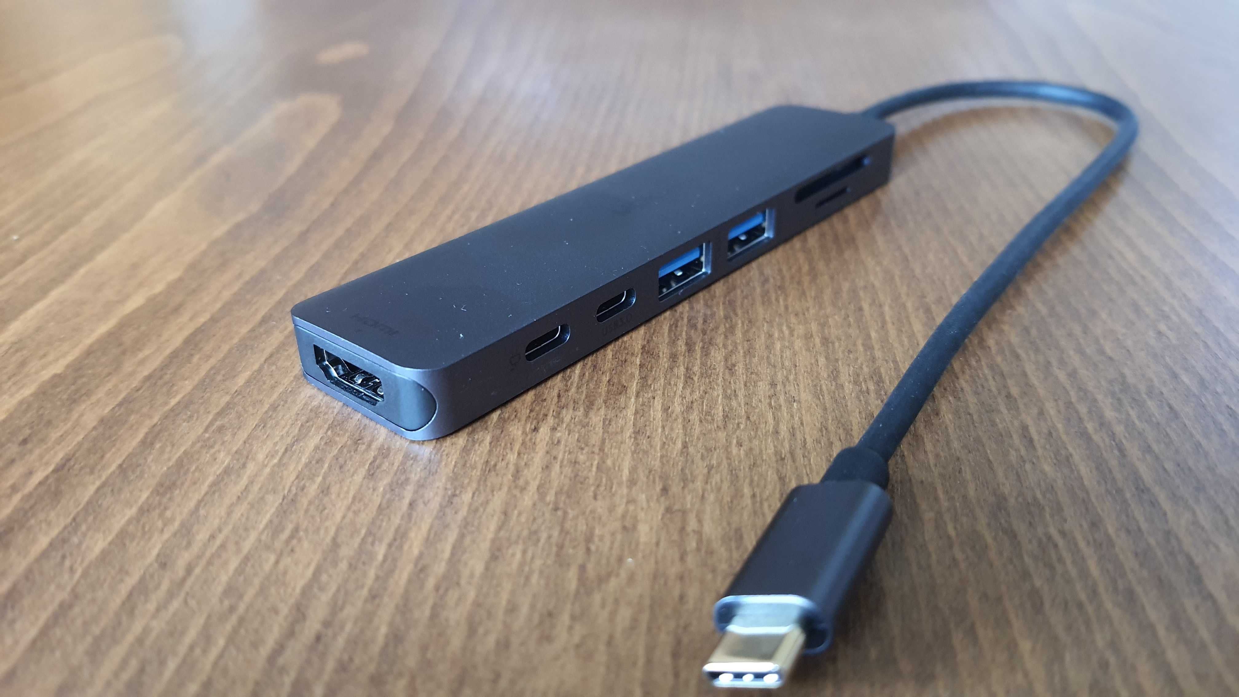 Нова Mokin Docking Station, space gray,  USB C към други портове