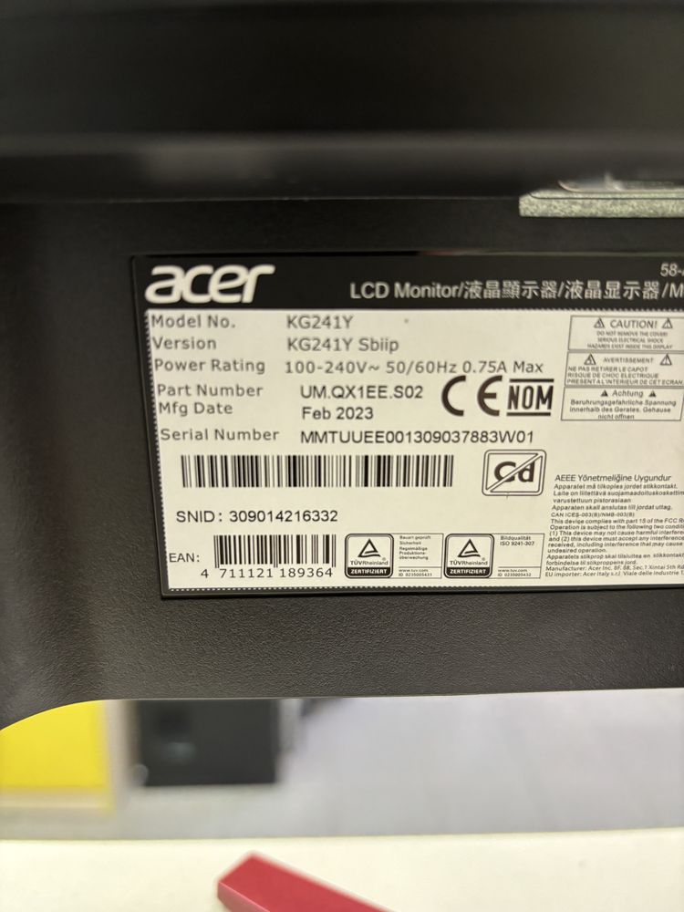 Продажа мониторов Acer 165Hz, LG 144Hz