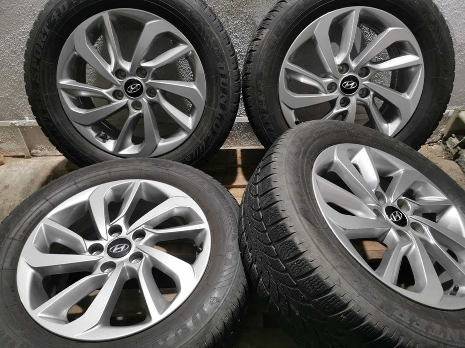 Jante Originale Hyundai Tucson R 17 cu anvelope de iarna