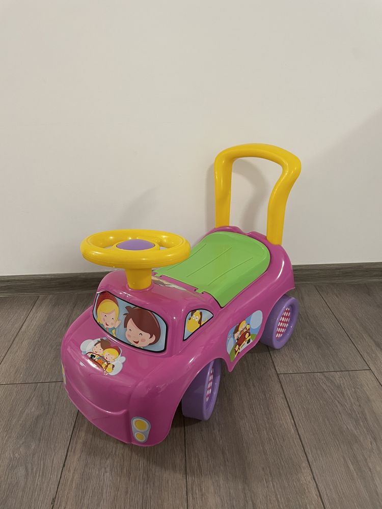 Masinuta fara pedale pentru copii, violet, 50x27x42 cm