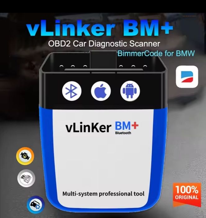BM+ Vlinker Bluetooth BMW tester activare și codare