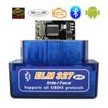 Диагностика автомобил кола Двойна платка OBD II ELM 327,версия 1.5 OBD