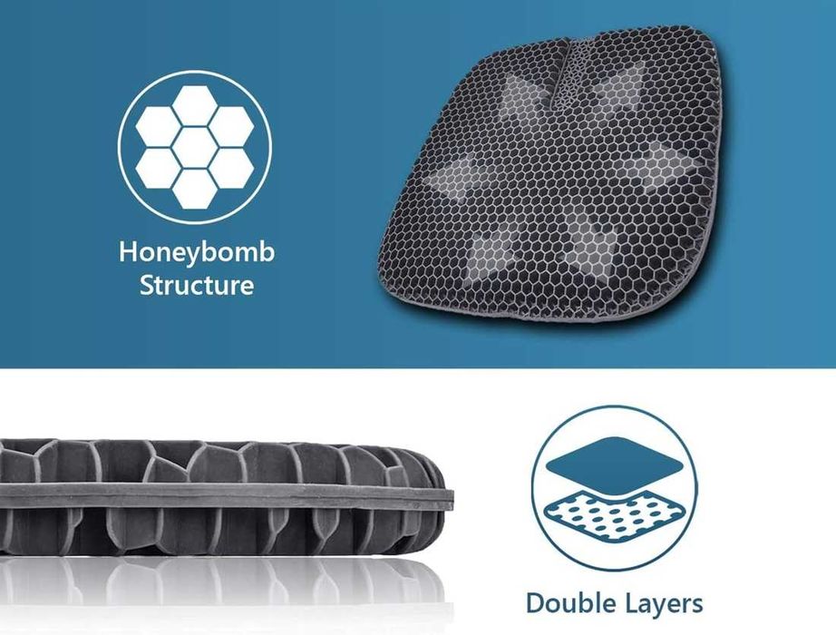 Силиконова подложка за Седалка 43х41х3 - Черна.