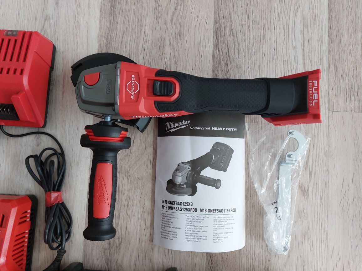 Flex milwaukee M18 ONEFSAG125XB, rapid stop, onekey, nou