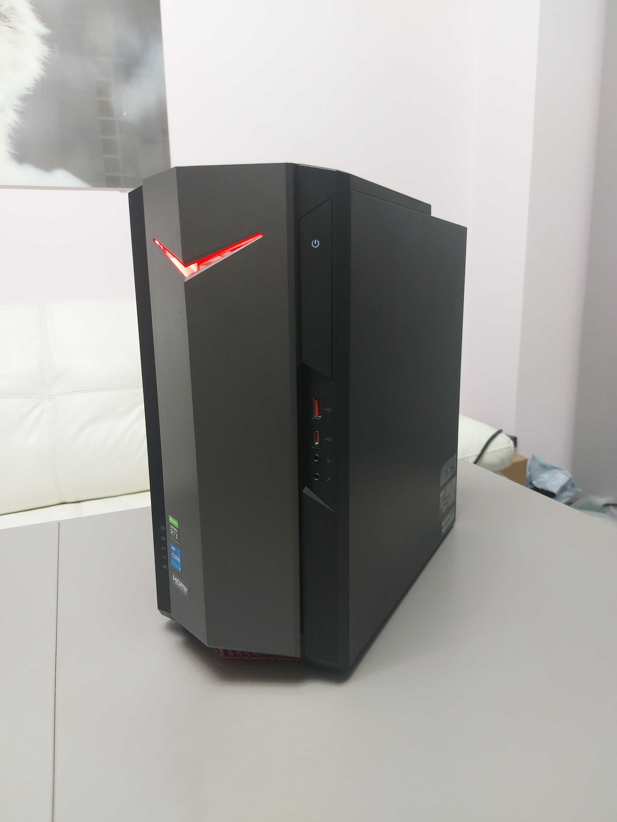 Геймърски компютър Acer Nitro 50-620/i5-11400F/RTX3060TI/16GB RAM DDR4