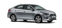 бампер на Hyundai Accent 2017