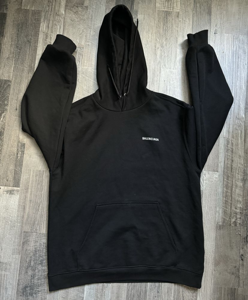 Balenciaga logo printed hoodie