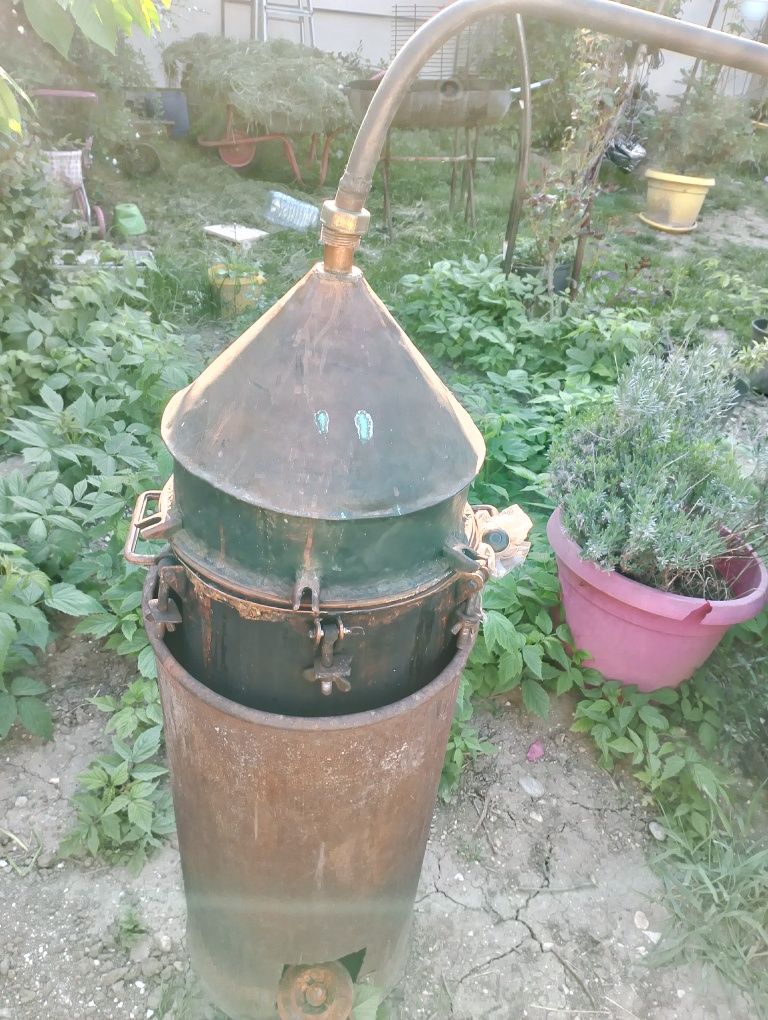 Cazan pentru țuică din cupru