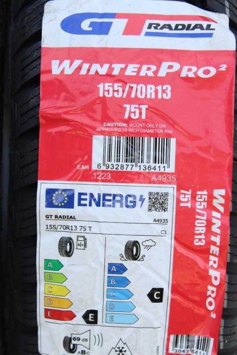 Anvelope iarna noi 155/70 R13 GT-Radial