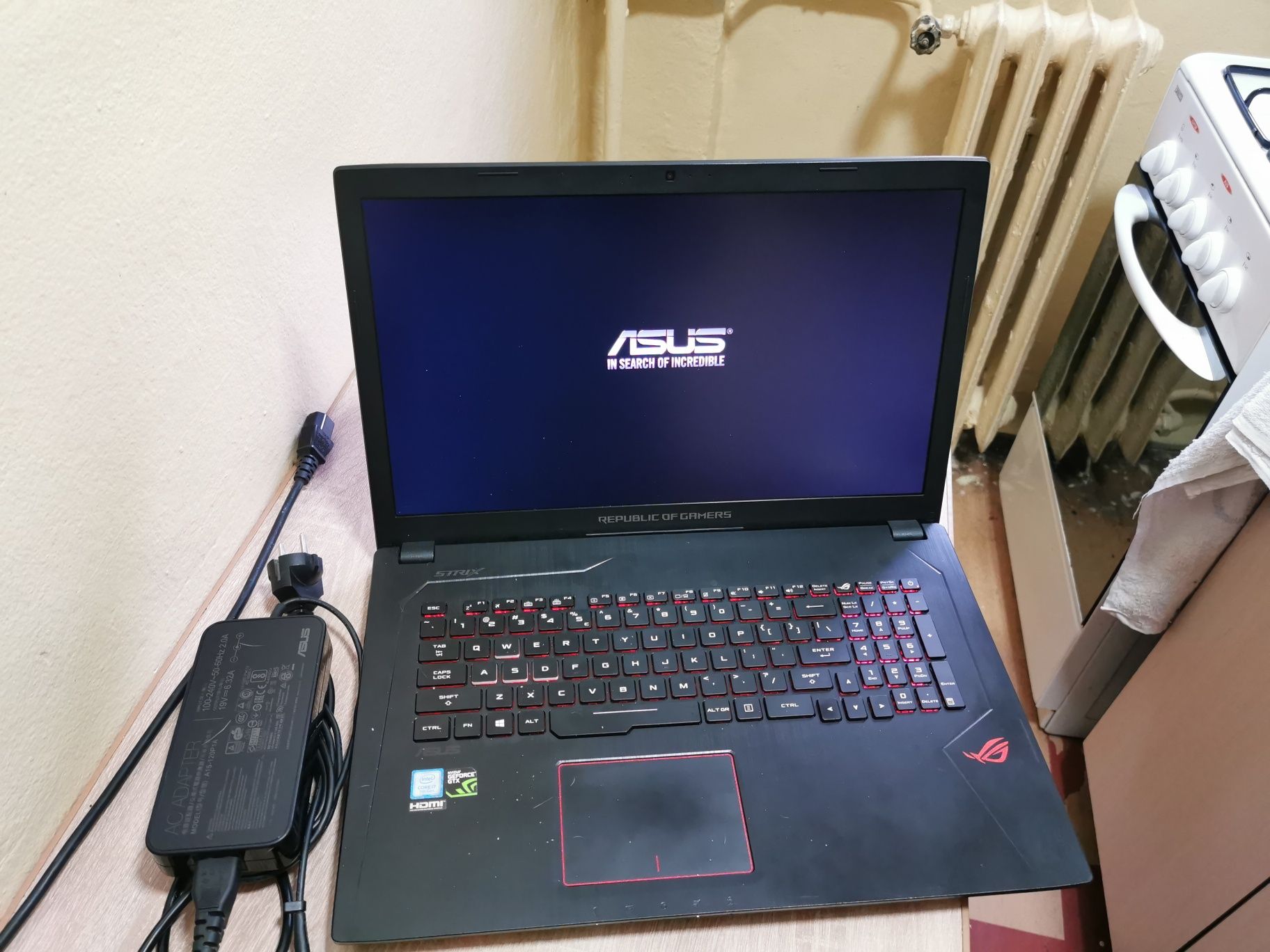 Leptop asus GL753V i7 7700