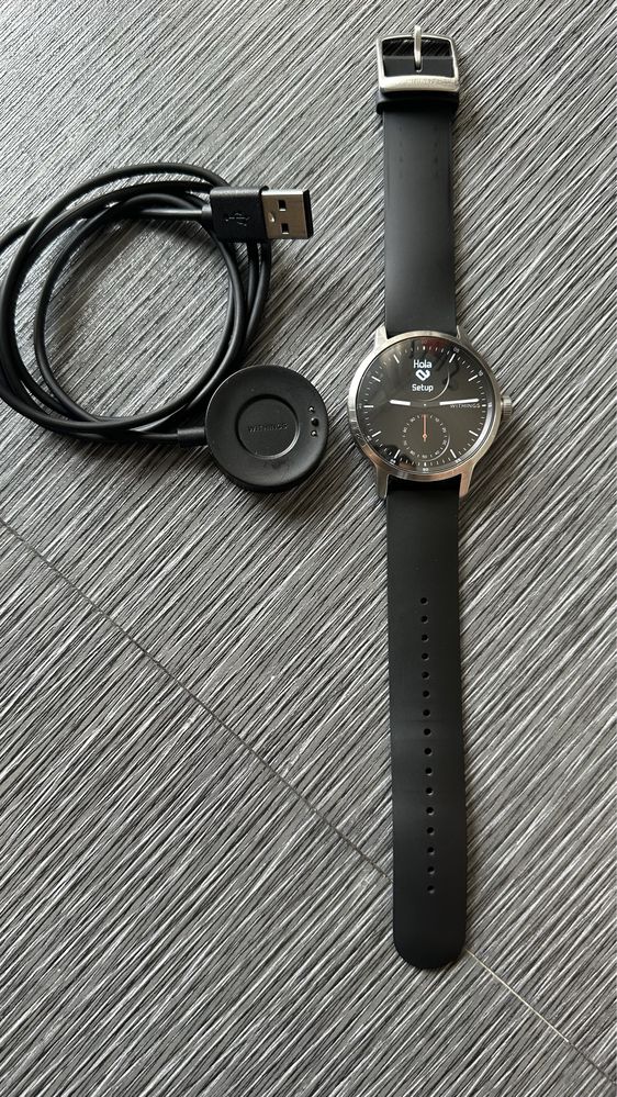 Смарт часовник Withings Scanwatch, 42mm, Black