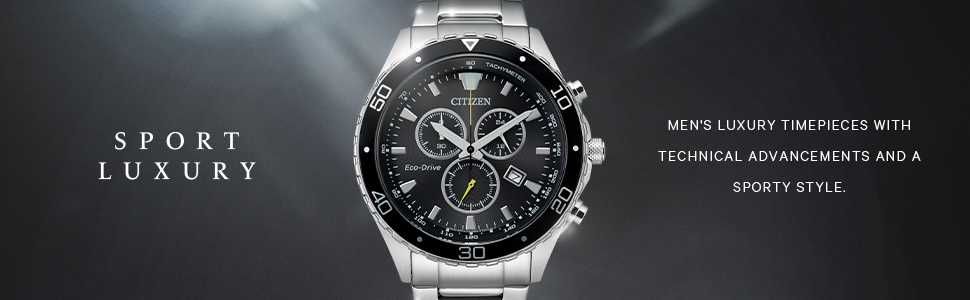 Часы Citizen Sport Luxury Chronograph Eco-Drive Watch! Новые!