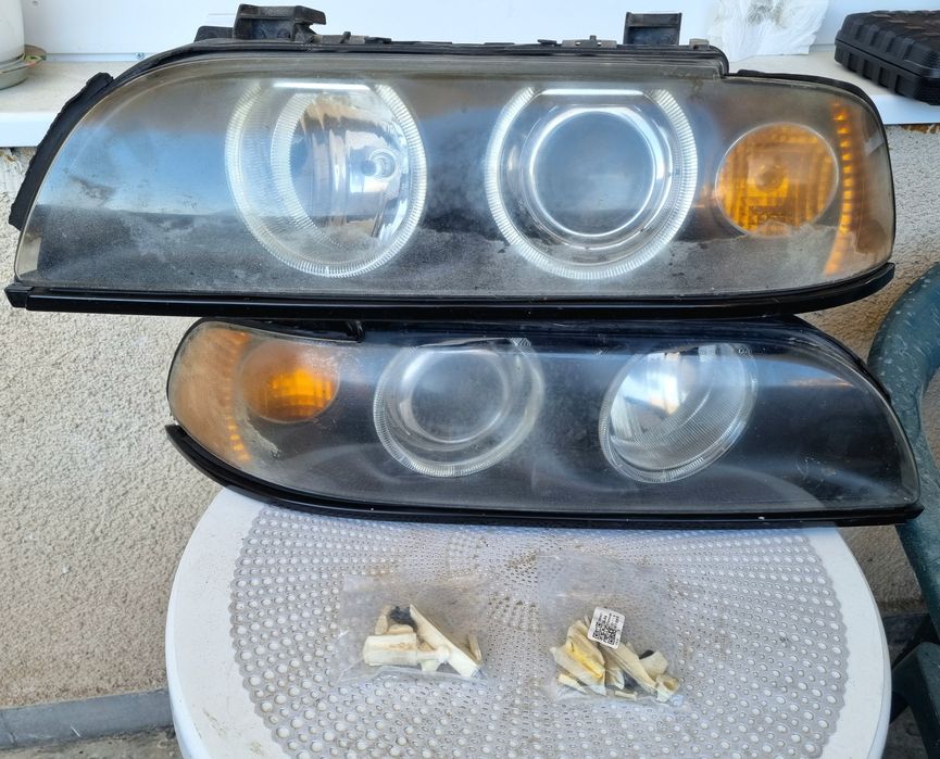 Рециклиране на фарове/Смяна на счупени водачи БМВ/BMW Е39