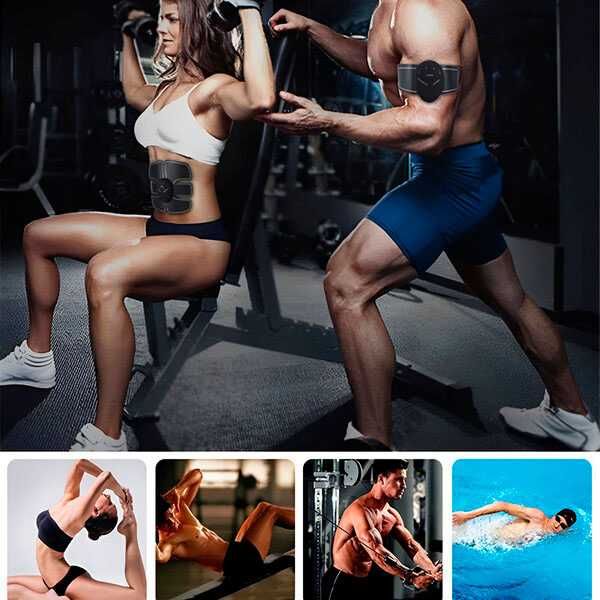 Aparat Stimulator Muscular EMS Abdomen, Brate & Fesieri