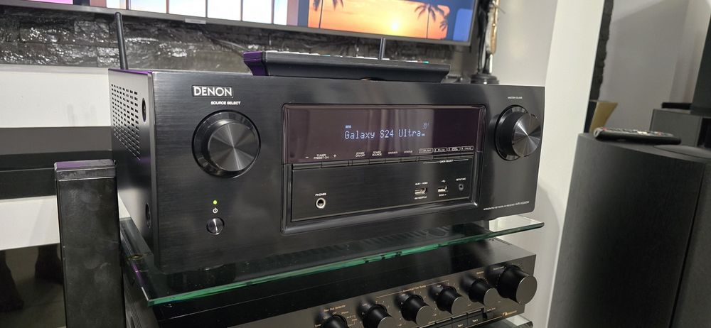 Receiver 7.2 Denon AVR-X2200w Dolby Atmos Wifi Bluetooth Usb 4k arc