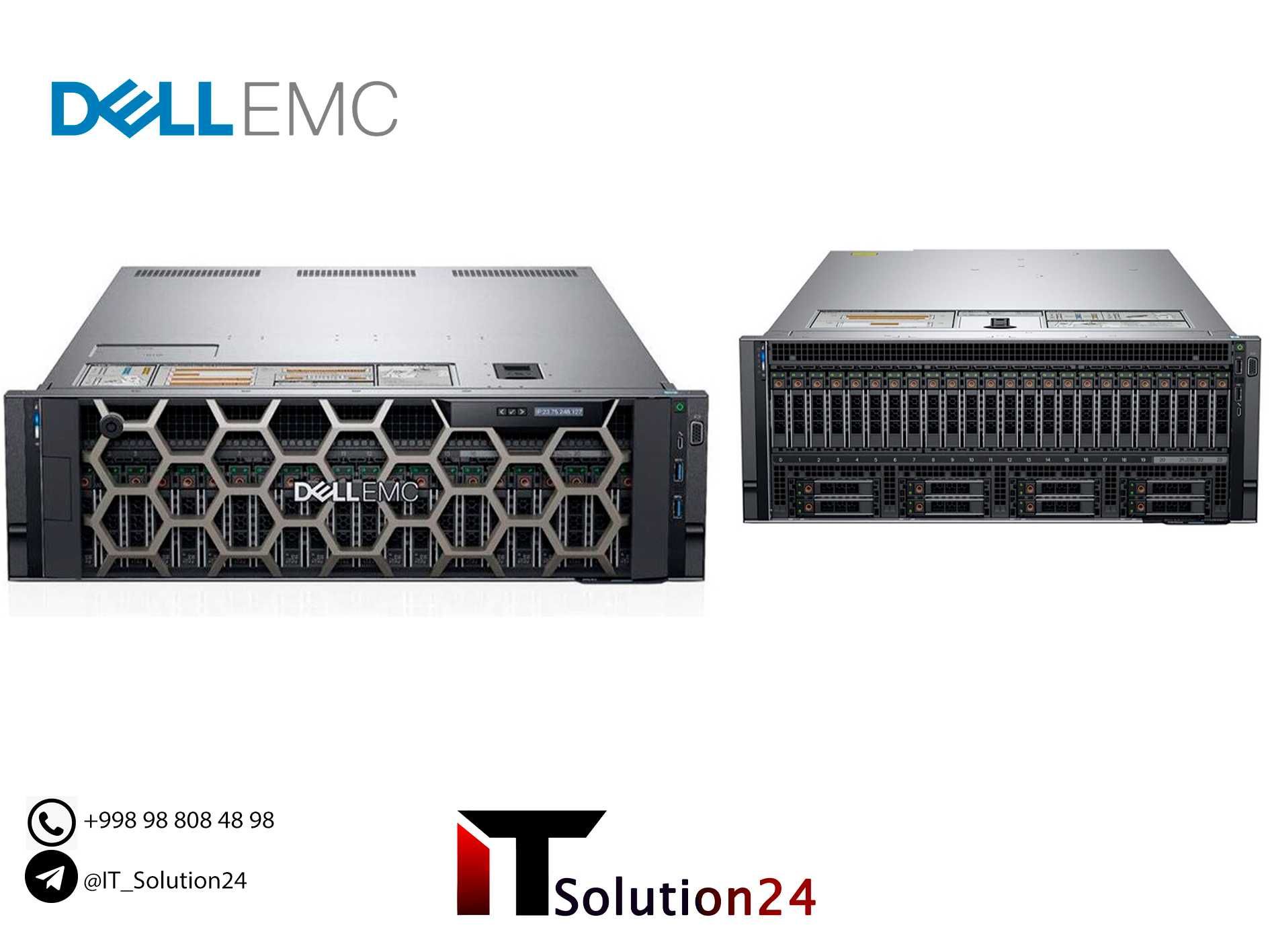 Сервер DELL EMC PowerEdge R940xa / Intel Gold 4x5218 (Перечислением)