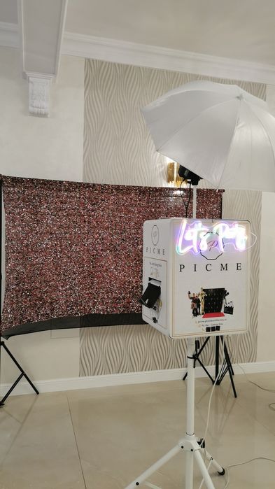 Cabina foto booth, foto evenimente, FUM Greu, Gheață carbonică