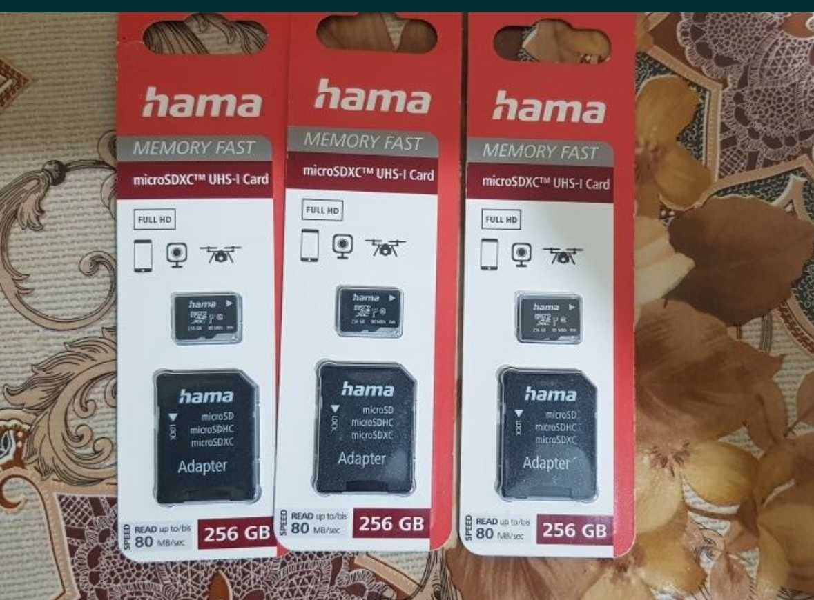 Memory card uri SD 256 GB  HAMA