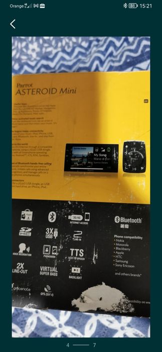 Vand parrot asteroid mini/ck 3100 lcd