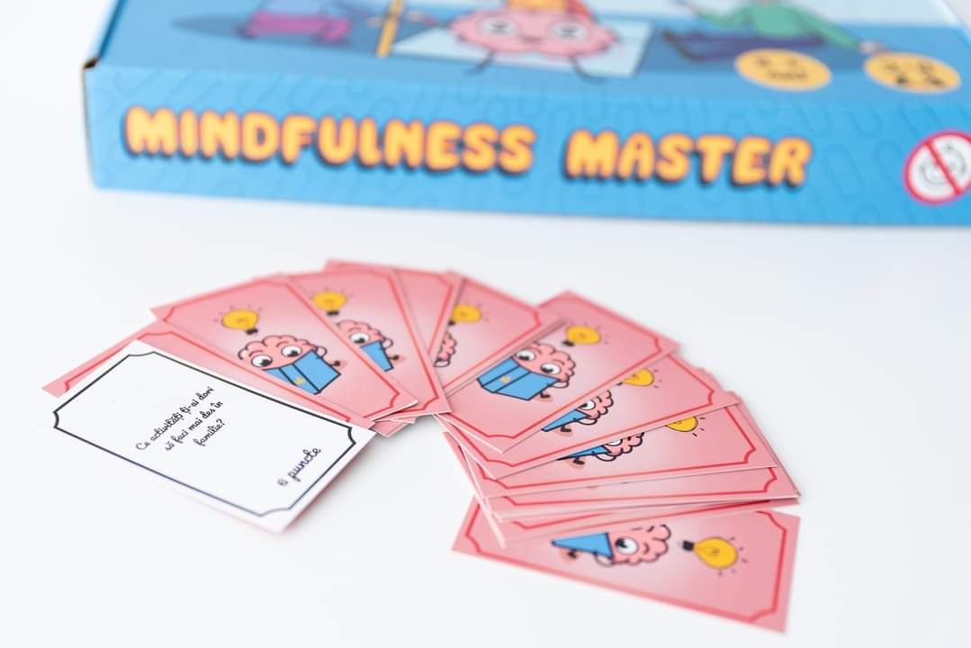 Mindfulness Master -joc de societate -autocunoastere - joc in familie