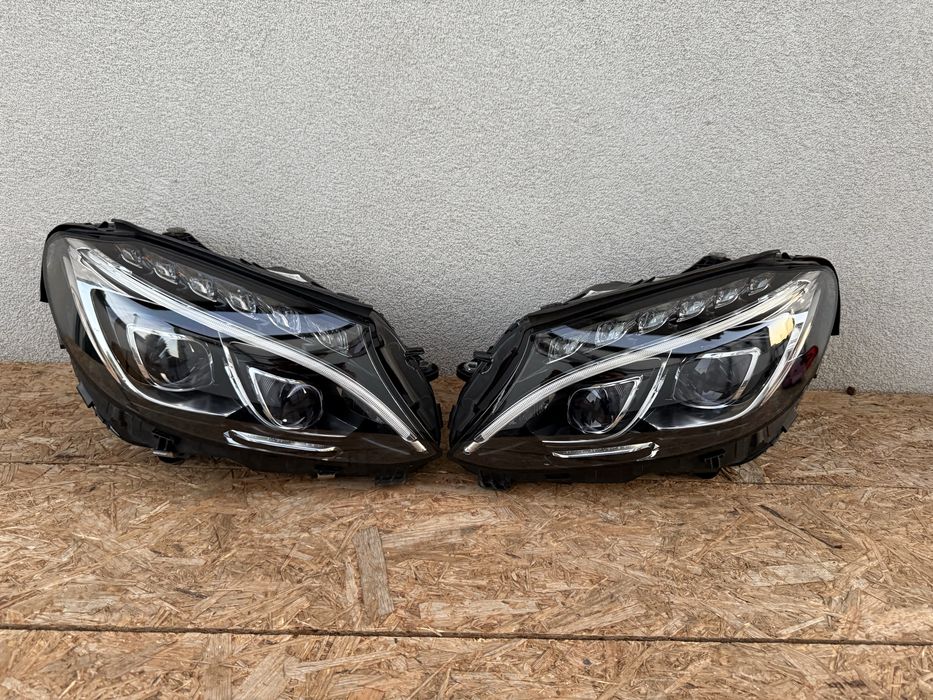 SET Far stanga dreapta Mercedes C Class W205 Full LED ILS Originale