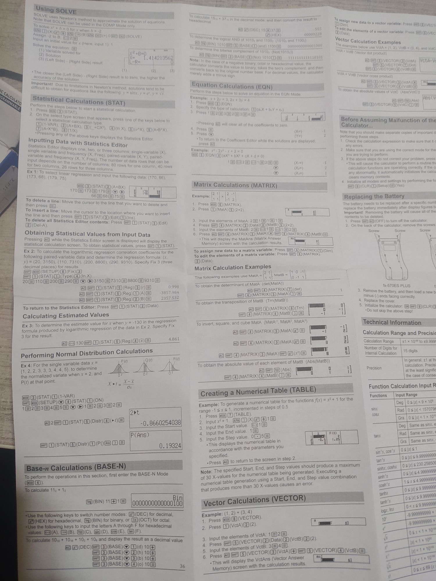 Casio-fx-991- Es plus 2nd edition