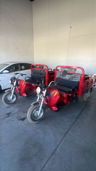 Трицикл бензиновый электрический