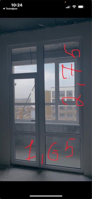 Продам оконная рама на балкон, сносим балкон . Почти новая