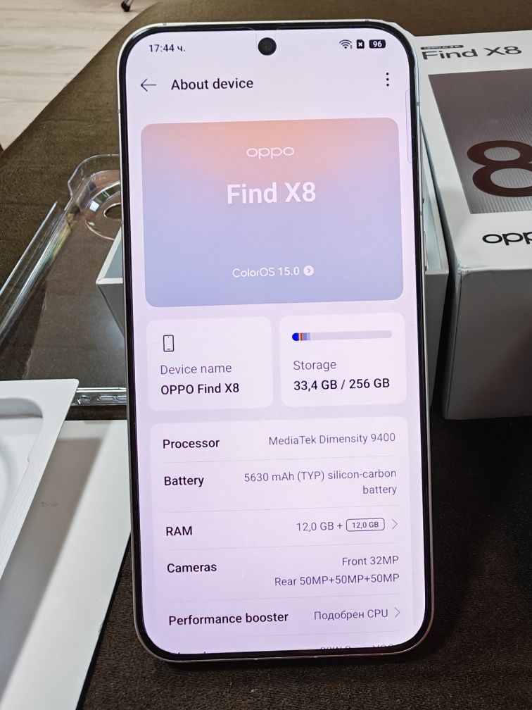Oppo Find X8 12/256Gb като нов с гаранция