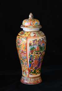 Китайска ваза за декорация 37 см.