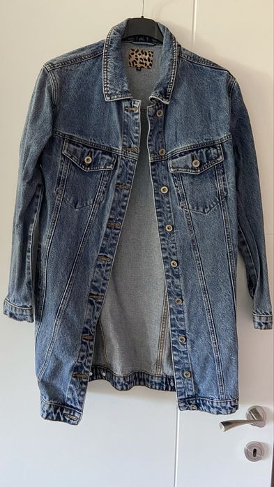 Дълго дънково яке, не е носено