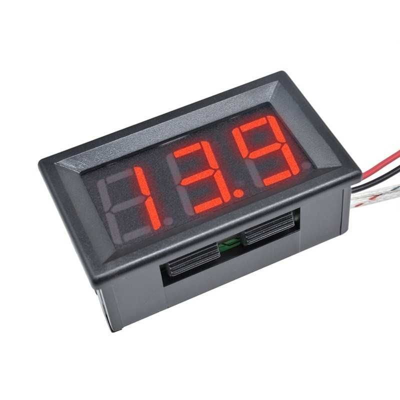 Термометър -30 до 800°C, 12VDC, Термодвойка К 50cm, LED дисплей