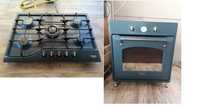 Plita pe gaz si cuptor electric hotpoint retro