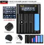 Incarcator SMART baterii acumulatori WISSBLUE LCD 4 NiCD NiMH Litiu
