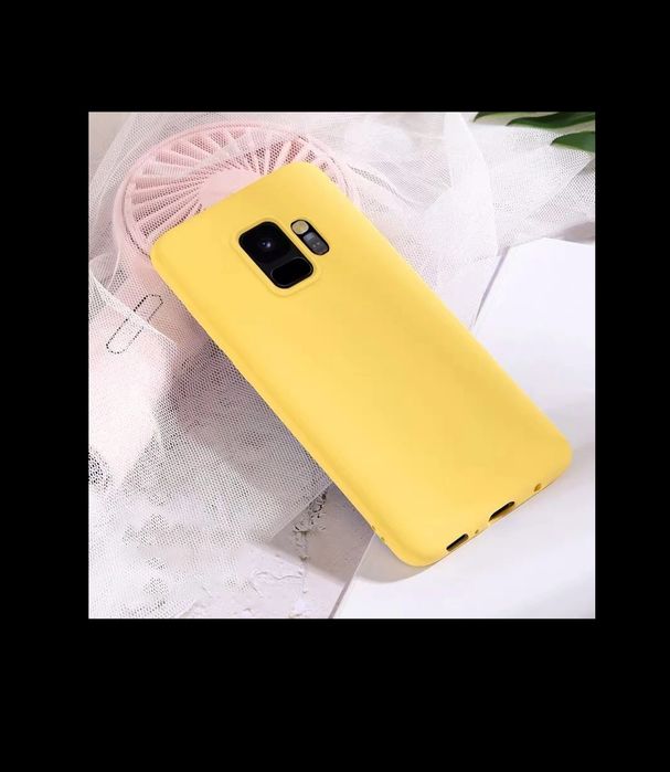 Husa silicon antisoc cu microfibra compatibil Samsung S9 ; S9 Plus