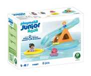Playmobil - Junior игра Водна пързалка с лодка