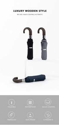 Автоматический зонт Parachase, деловой складной , для мужчин и женщин