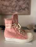 Rick owens boots pink