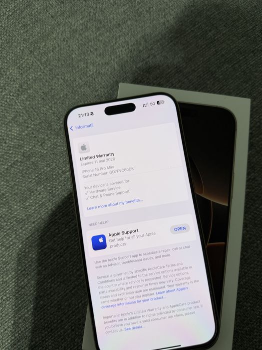 iPhone 16 Pro Max 256gb Ca Nou Top