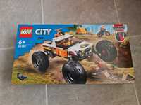 Livrare gratuita! LEGO City Aventuri off road vehicul 4x4, 60387, Nou!