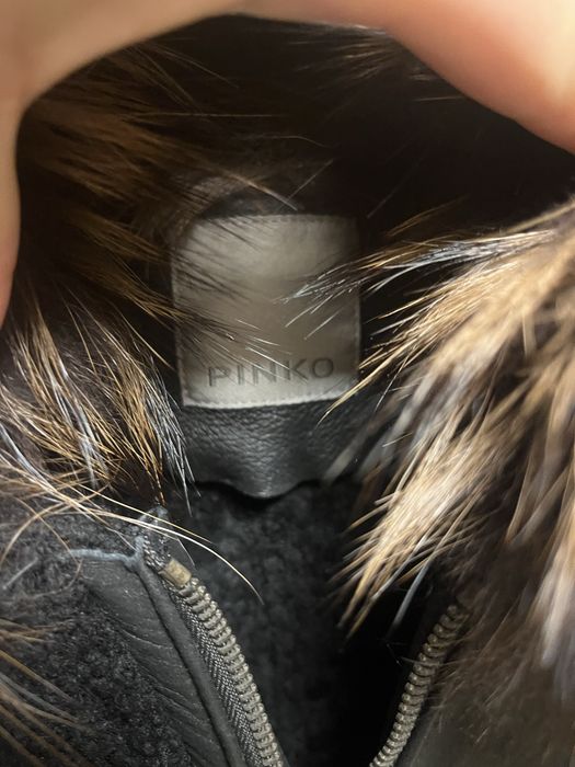 PINKO : Яке/ Палто естествена кожа размер S-M / Оригинал