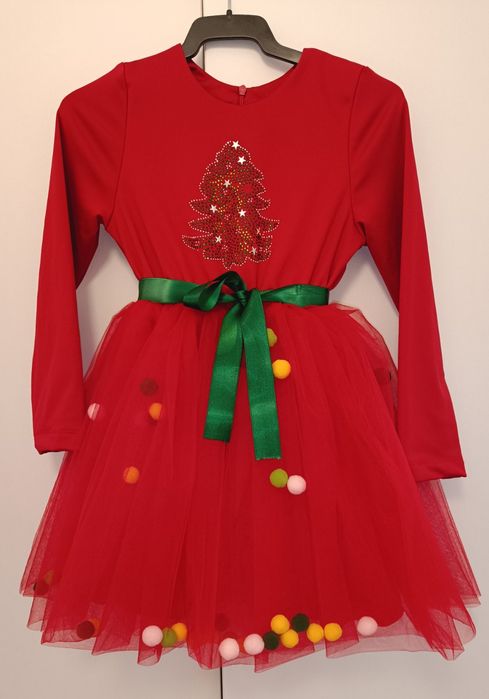 Нова коледна рокля, 128 размер