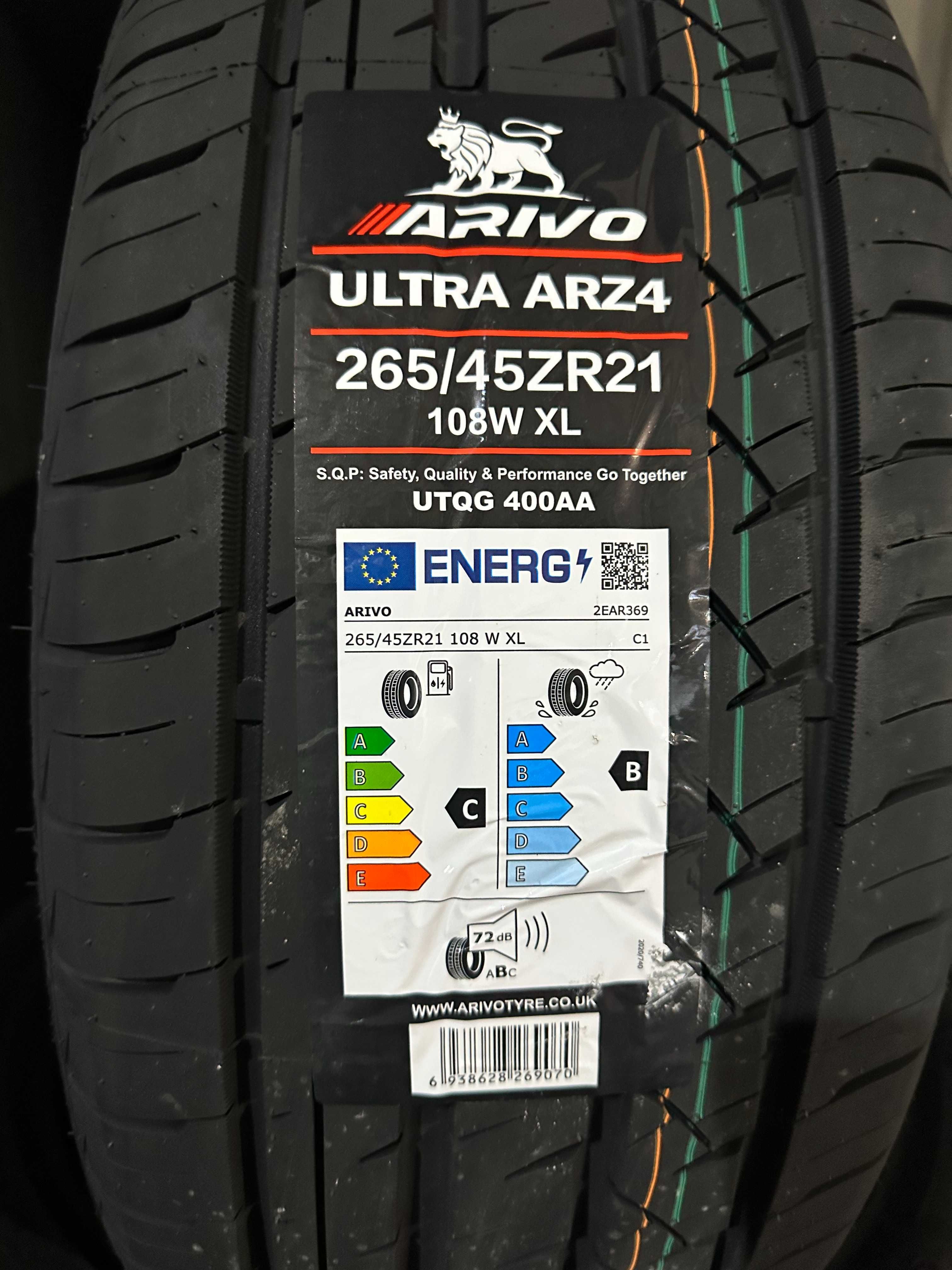 Нови Летни Гуми Arivo Ultra Arz4 265/45R21 108W Xl Нов Dot