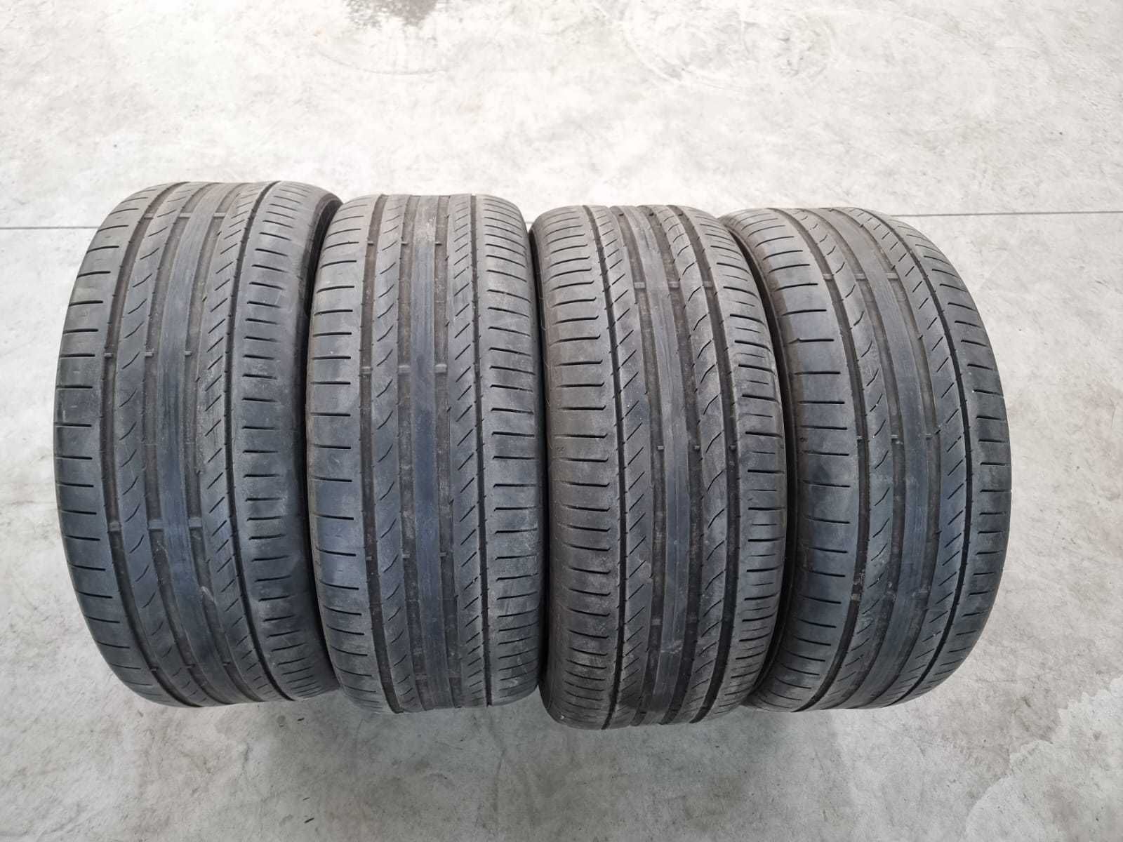 4 Anvelope VARA 245.45.19 "Continental" ; stare buna