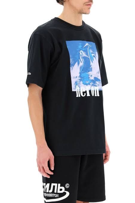 Heron Preston Стилъ Palm Angels оригинална тениска oversize