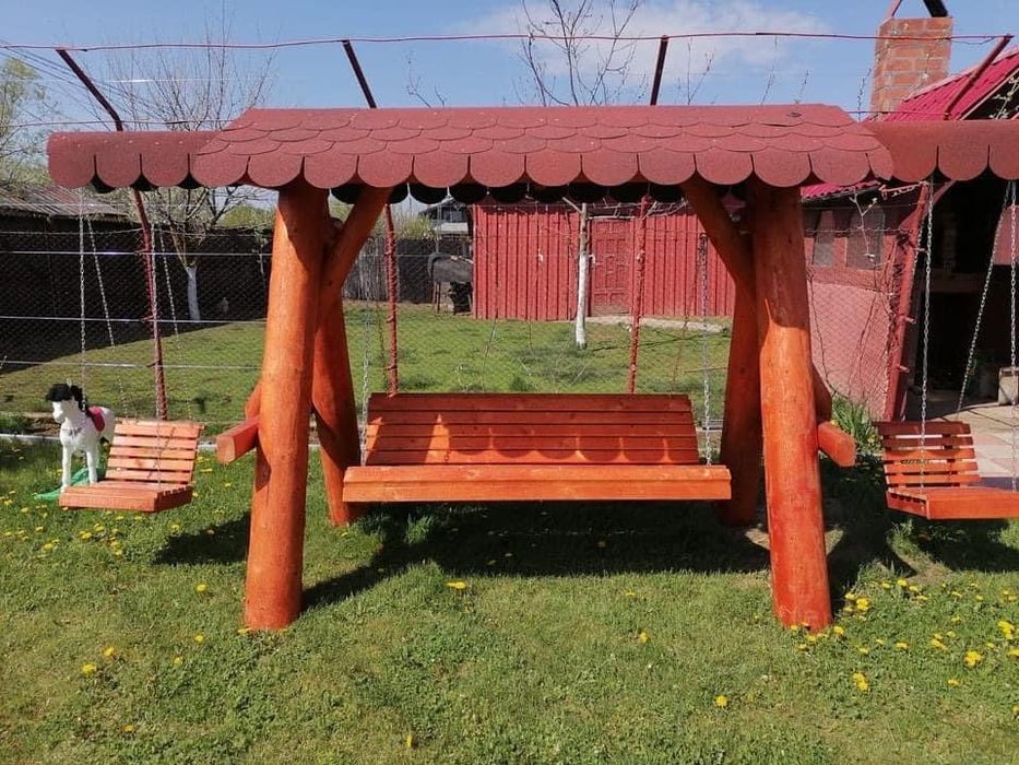 Balansoar rustic / leagan pentru copil