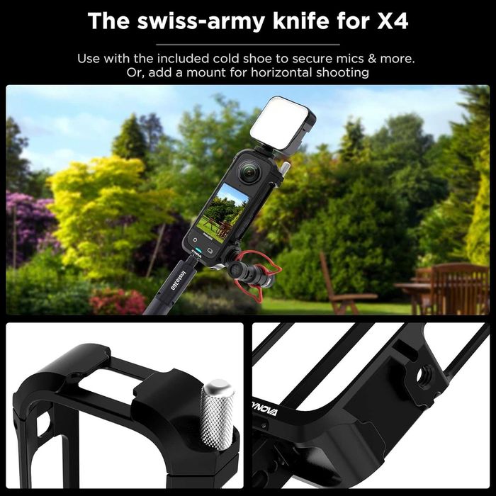 Carcasa protectie metalica Insta 360 X4/X5 Utility Frame NOUA