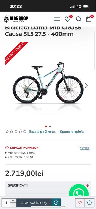 Vand bicicleta din imagine