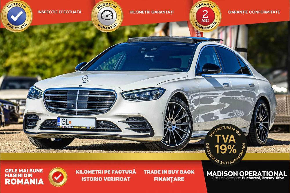 Mercedes-Benz S 64.421e+TVA 400d///AMG 4matic Pano Masaj Airmatic Ventilatie Head-up