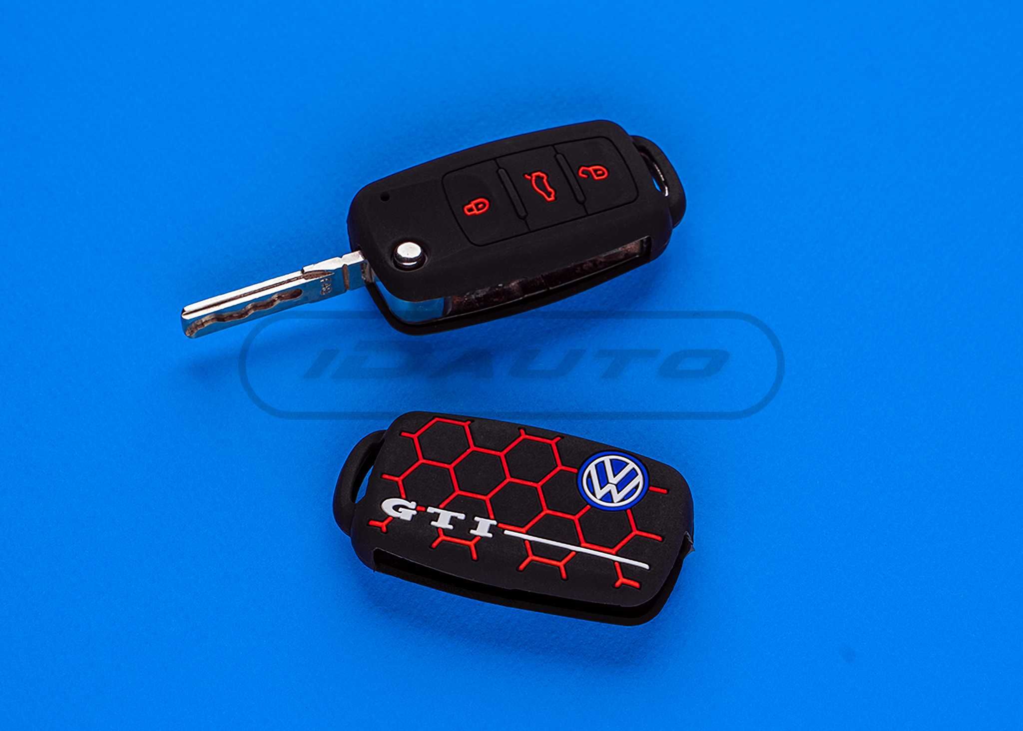 Кейс / калъф силиконов за ключ VW / Skoda / Seat / Golf / Passat